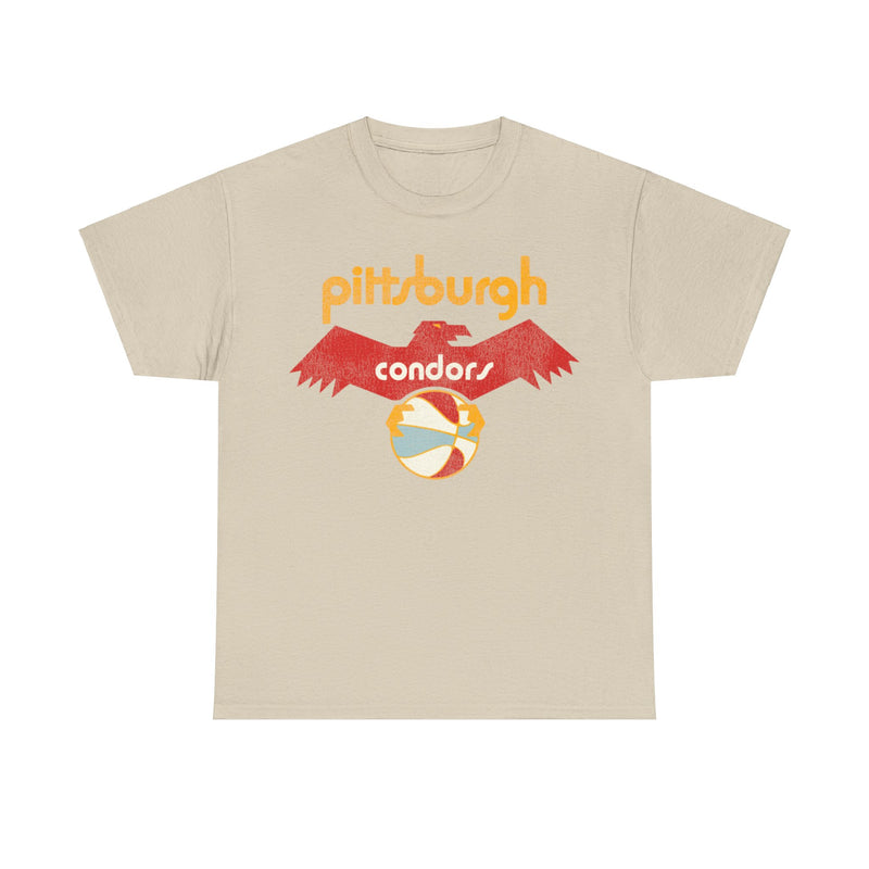 Load image into Gallery viewer, Pittsburgh Condors ABA Basketball Team Nostalgic Retro T-shirt
