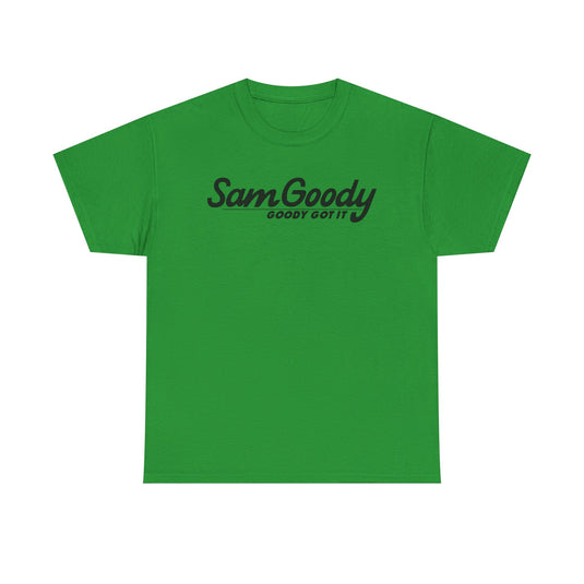 Sam Goody Goody Got It Black Logo Music Entertainment Store Nostalgic T-shirt