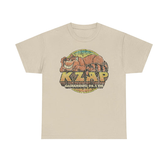 KZAP Sacramento 98.5 FM California Radio Station T-shirt