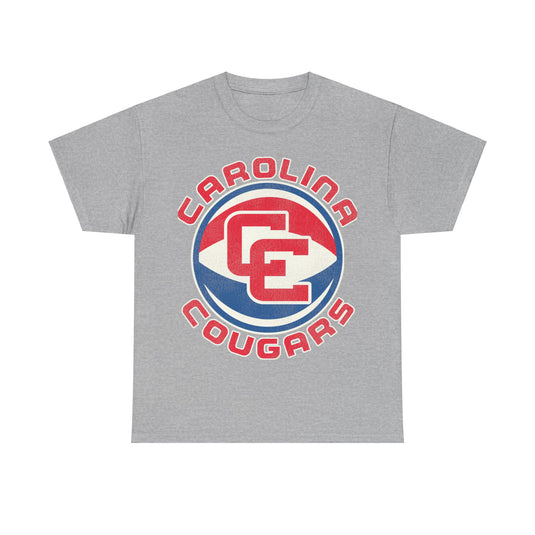 Carolina Cougars CC Logo Basketball Nostalgic Retro T-shirt