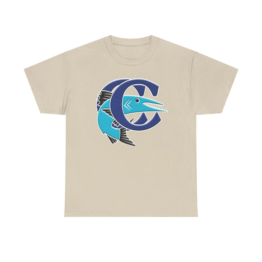 Corpus Christi Barracudas T-Shirt - Baseball 1994-95 Defunct Team Logo Tee