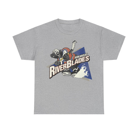 Arkansas Riverblades Logo Hockey Team T-shirt