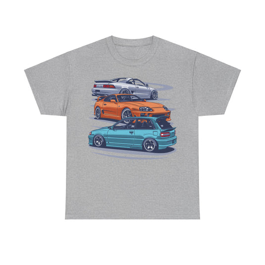 Toyota Starlet Supra MR2 Car T-shirt