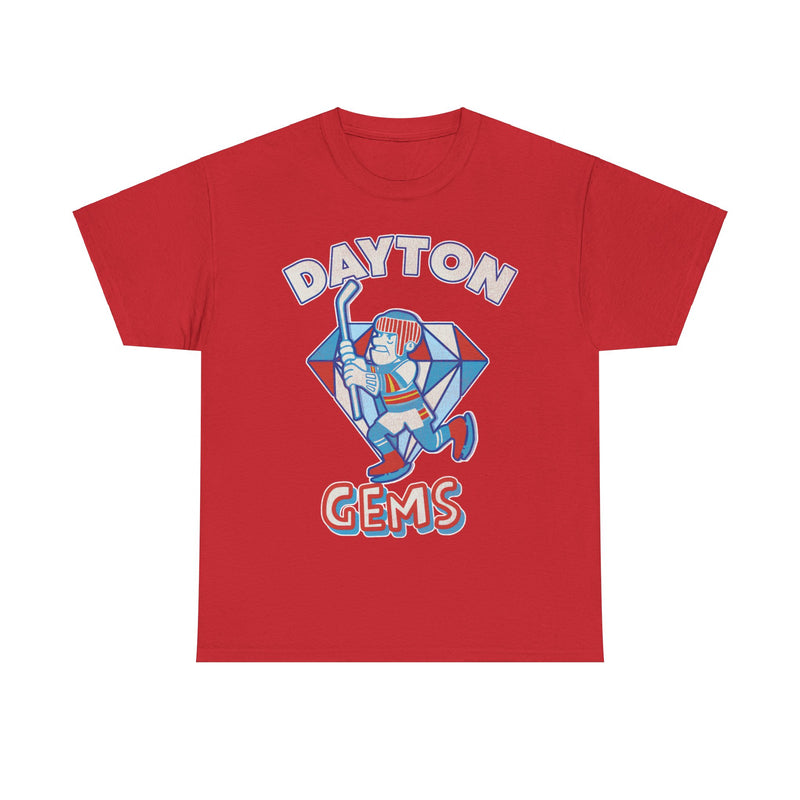 Load image into Gallery viewer, Dayton Gems Ohio Logo Hockey Team T-shirt
