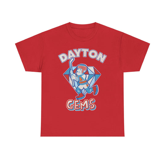 Dayton Gems Ohio Logo Hockey Team T-shirt