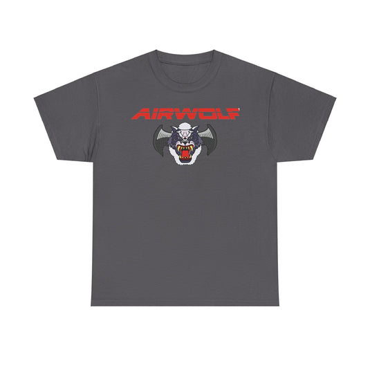 Airwolf 1984 Action Military Drama TV Show Helicopter T-shirt