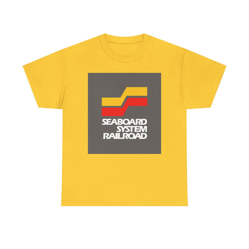 Load image into Gallery viewer, Seaboard System Railroad Logo Vintage Train Railway T-Shirt
