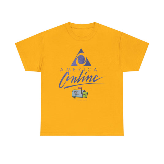 AOL America Online Website You've Got Mail Nostalgic T-Shirt