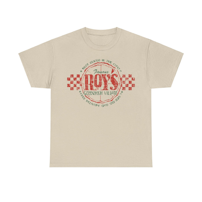 Load image into Gallery viewer, Famous Roys Pizza 1991 Restaurant Distressed Print T-shirt
