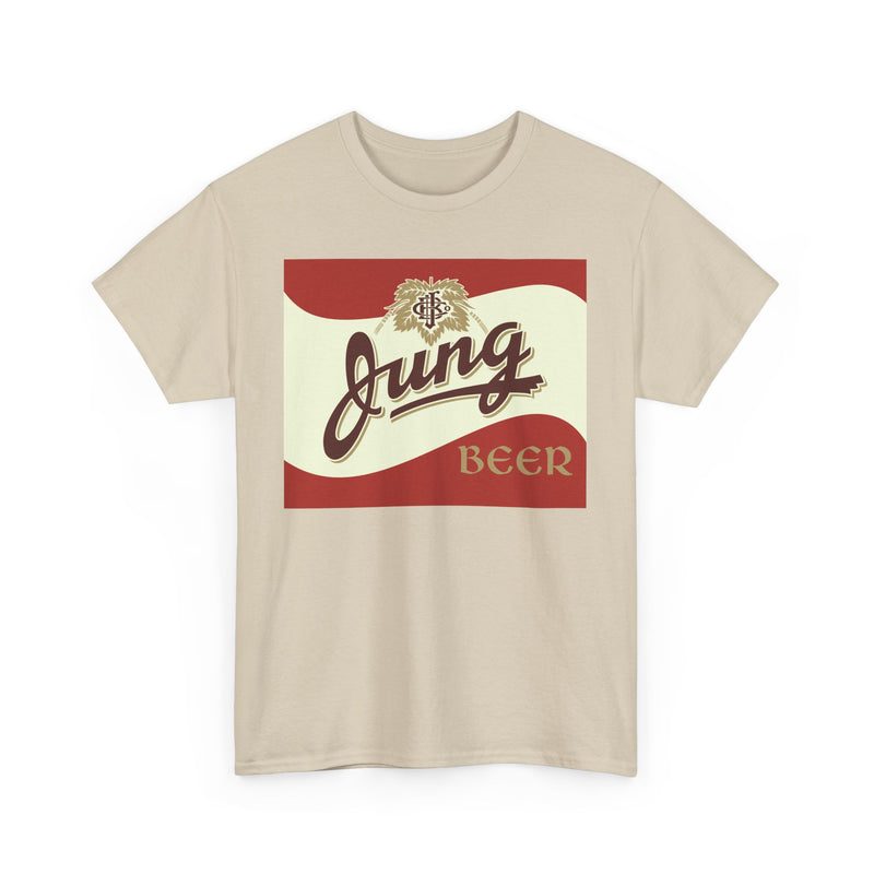 Load image into Gallery viewer, Jung Beer Logo Brewery Brand T-Shirt
