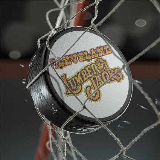 Cleveland Lumberjacks Ohio Hockey Puck