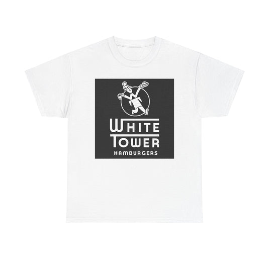 White Tower Hamburgers Logo Restaurant Chain T-Shirt