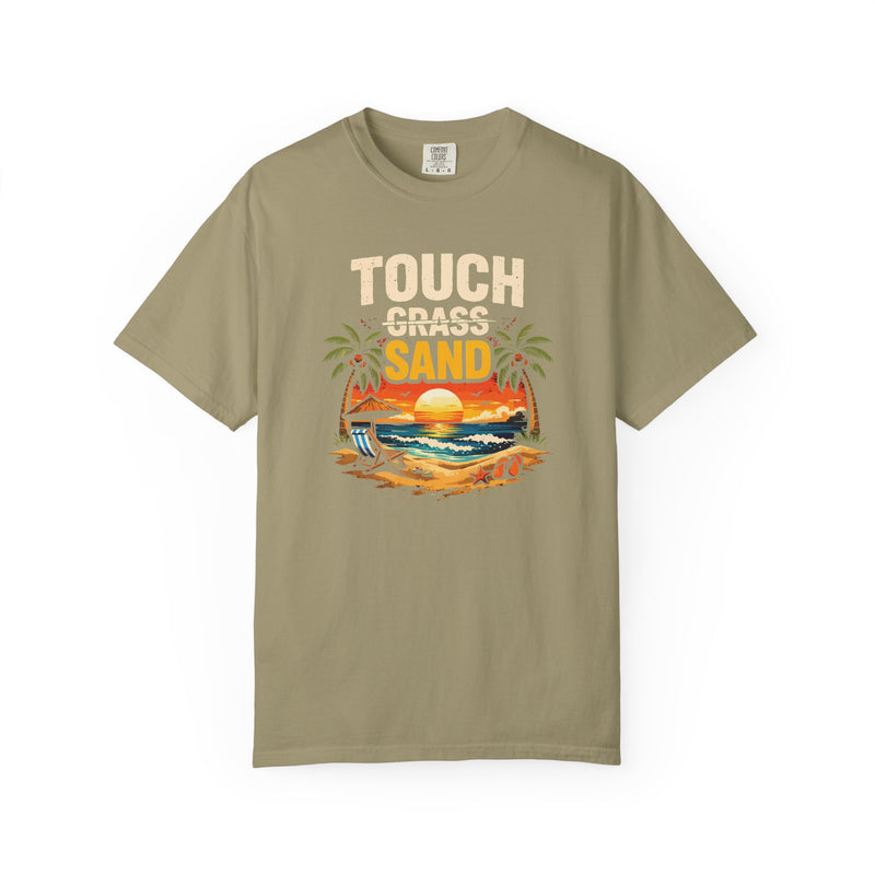 Load image into Gallery viewer, Touch Grass Sand Credit Card Points Miles Travel T-shirt
