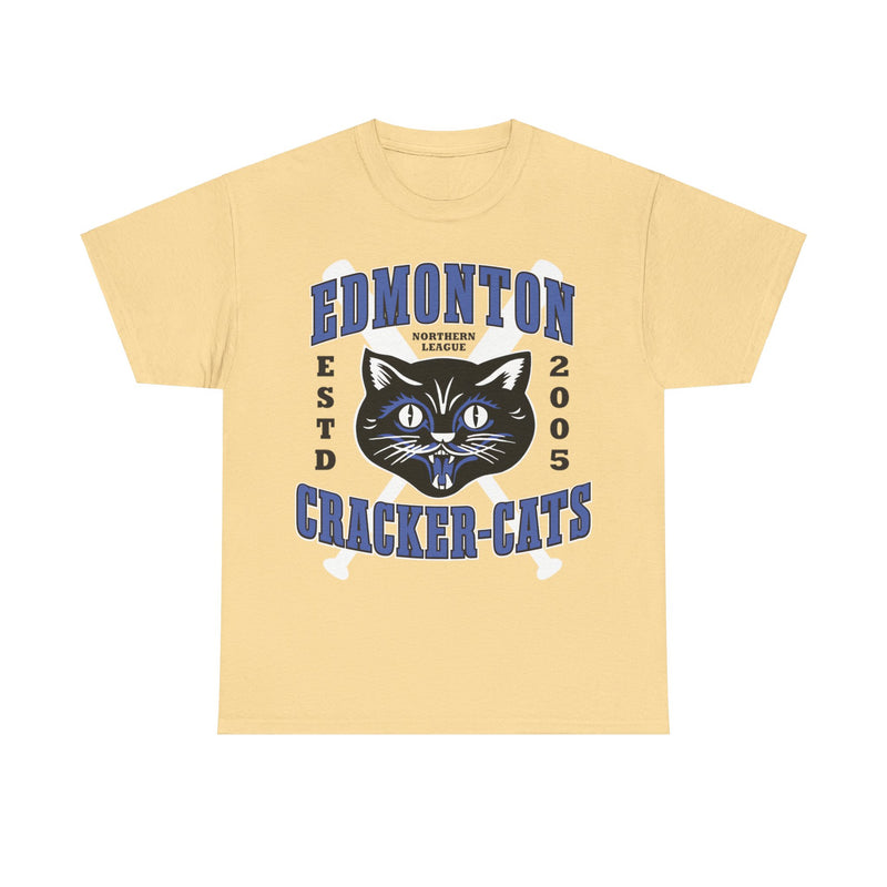 Load image into Gallery viewer, Edmonton Cracker-Cats Est 2005 Canada Baseball T-shirt
