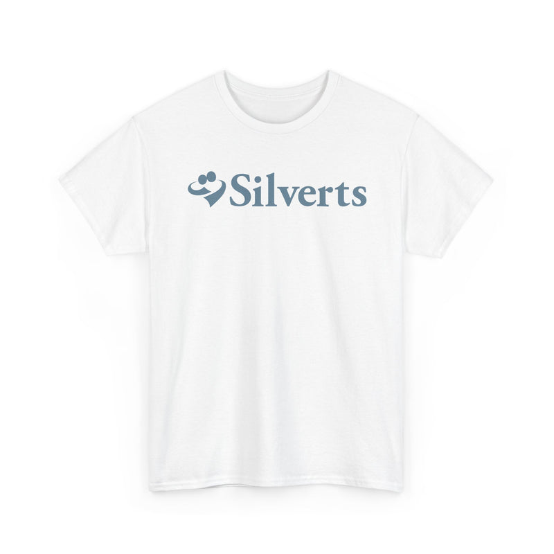 Load image into Gallery viewer, Silverts T-Shirt Blue Senior Care Adaptive Clothing Brand Logo Tee
