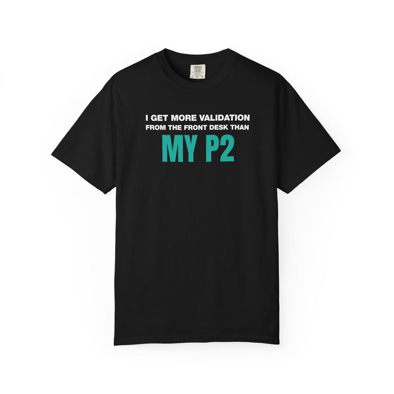 Load image into Gallery viewer, Hotel Front Desk Validation Credit Card Points Miles Teal T-shirt
