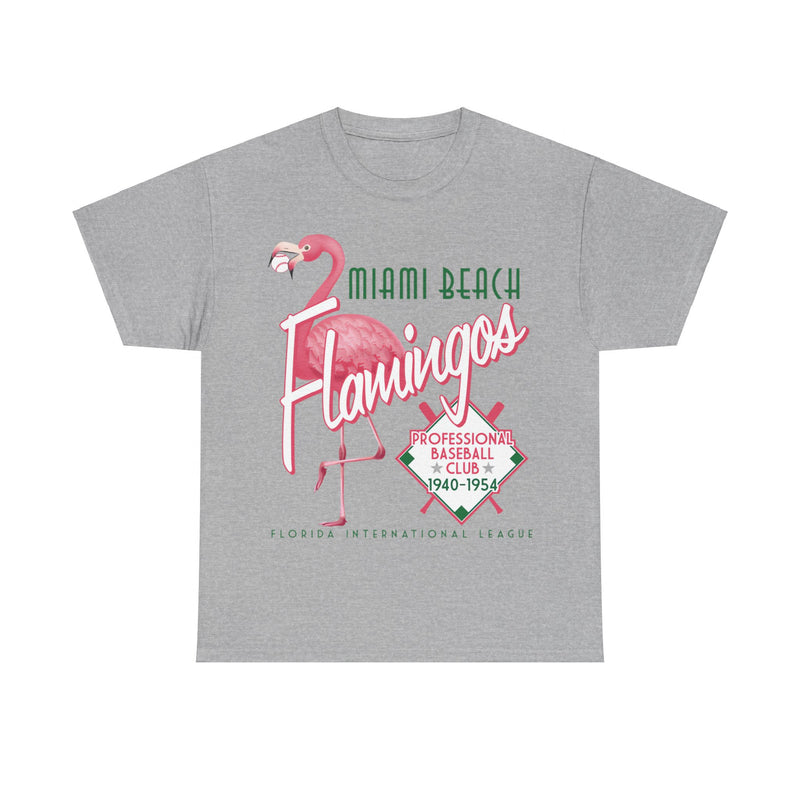 Load image into Gallery viewer, Miami Beach Flamingos Est 1940 Florida Baseball T-shirt
