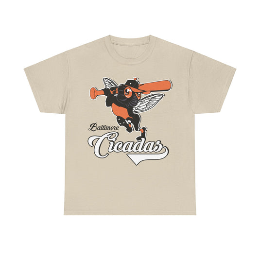 Baltimore Cicadas Baseball Team Nostalgic Retro T-shirt