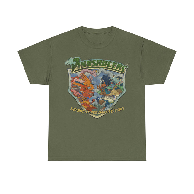 Load image into Gallery viewer, Dinosaucers Battle for Earth 1987 Cartoon Televison Show T-shirt
