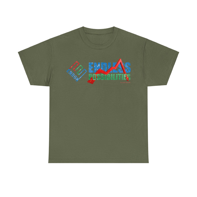 Load image into Gallery viewer, Enron Endless Possibilities Nostalgic Retro Throwback Logo T-shirt
