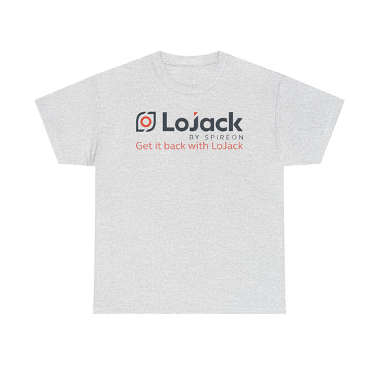 LoJack Defunct Car Security T-Shirt Get It Back With LoJack Spireon Tech Tee