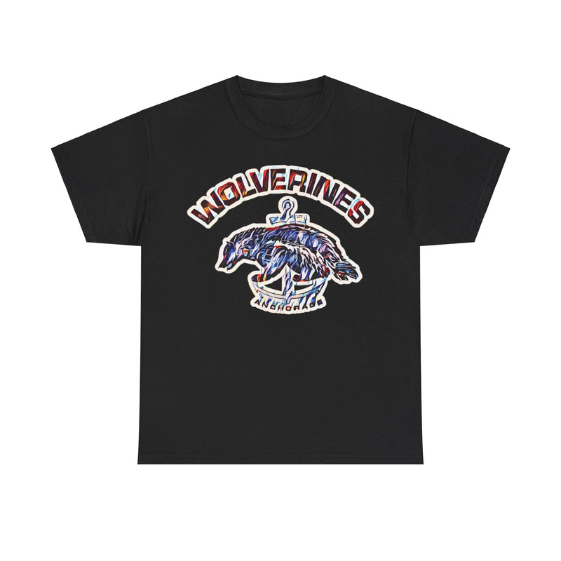 Load image into Gallery viewer, Anchorage Wolverines Alaska Hockey T-shirt
