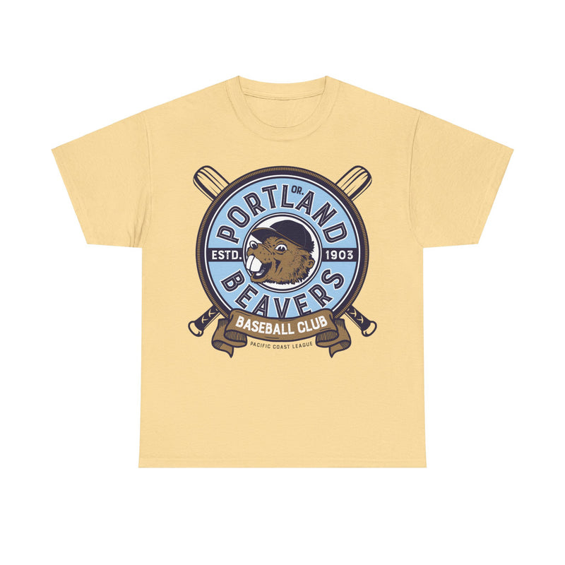 Load image into Gallery viewer, Portland Beavers Oregon Est 1903 Baseball Team T-shirt
