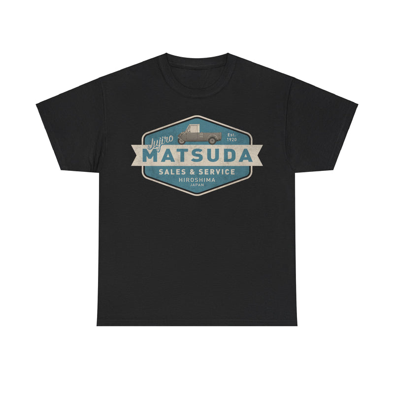 Load image into Gallery viewer, Jujiro Matsuda Est 1920 Mazda Hiroshima Japan Car T-shirt
