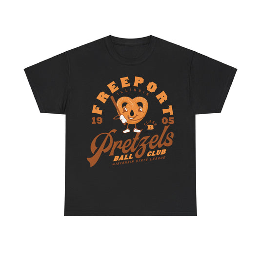 Freeport Pretzels Est 1905 Illinois Baseball T-shirt