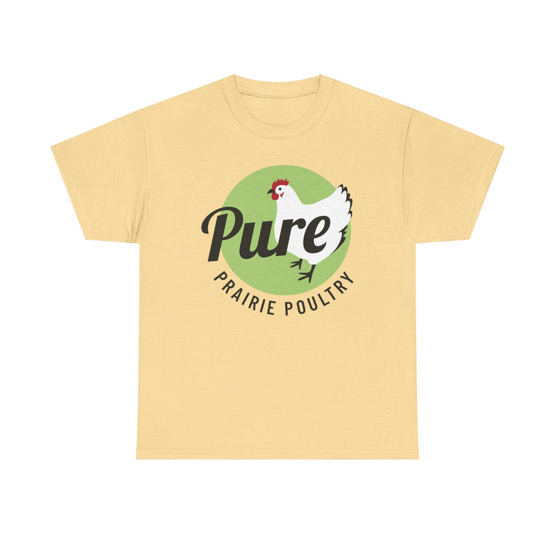Load image into Gallery viewer, Pure Prairie Poultry T-Shirt Defunct Chicken Farm Bankrupt Company Logo Tee
