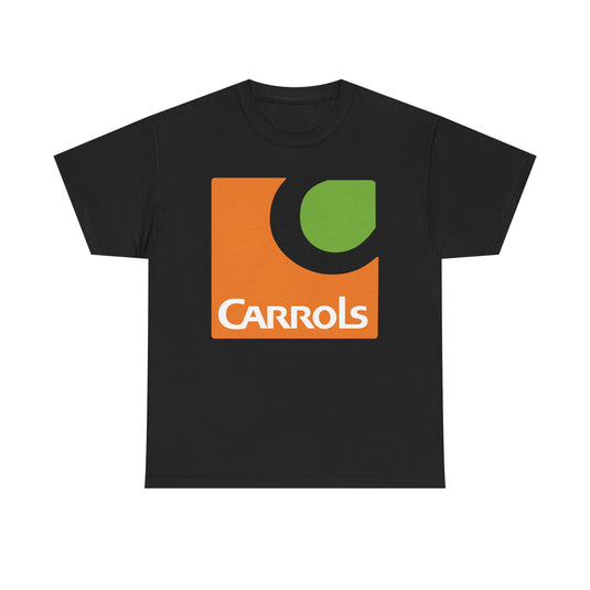 Carrols Restaurant Group T-Shirt - Fast Food Industry Defunct Logo Tee