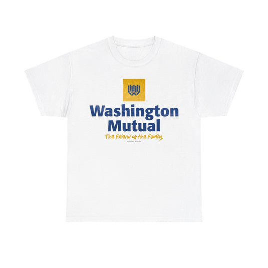 Washington Mutual Bank Nostalgic Throwback Logo T-shirt