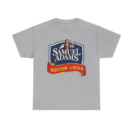 Samuel Adams Boston Lager Beer Logo Massachusetts T-Shirt