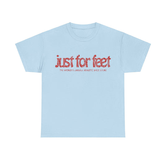 Just For Feet 1977 Retail Store Distressed Print T-shirt