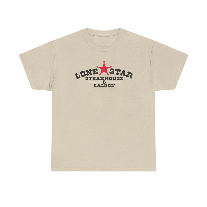 Load image into Gallery viewer, Lone Star Steakhouse T-Shirt - Restaurant Industry Bankrupt Logo Tee

