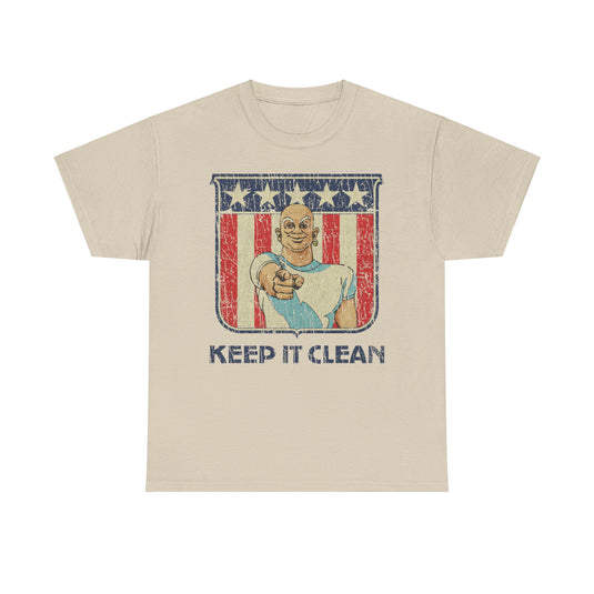 Keep it Clean America Nostalgic Logo T-shirt