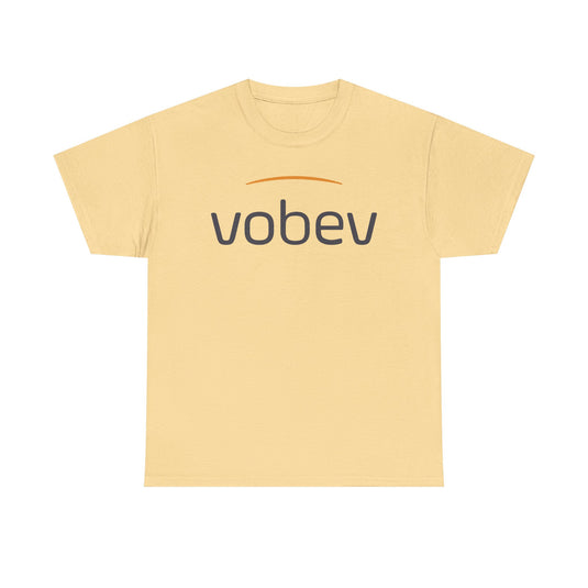 Vobev T-Shirt Defunct Beverage Company Bankrupt Logo Tee