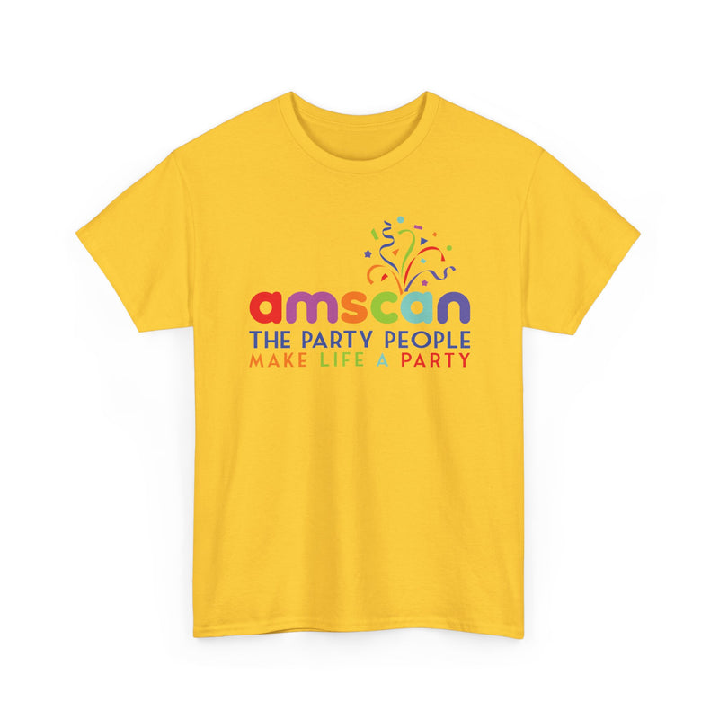Load image into Gallery viewer, Amscan T-Shirt Defunct Party Supply Company The Party People Make Life Party
