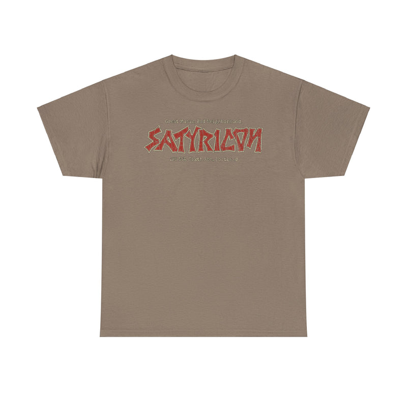 Load image into Gallery viewer, Satyricon Portland Oregon 1983 Nightclub Punk Rock Dance T-shirt
