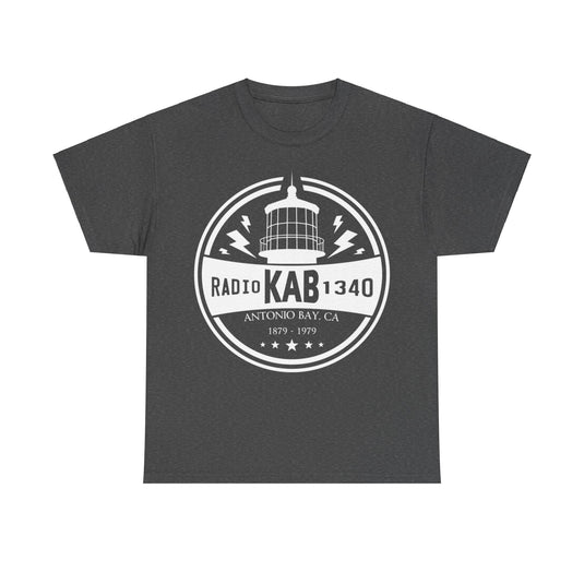 KAB Radio Station Antonio Bay 1340 Distressed Print T-shirt