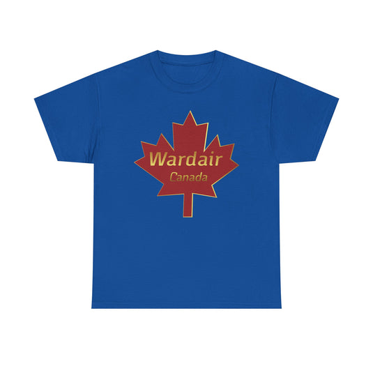 Wardair Canadian Maple Leaf Red Gold Charter Airline Vintage T-shirt