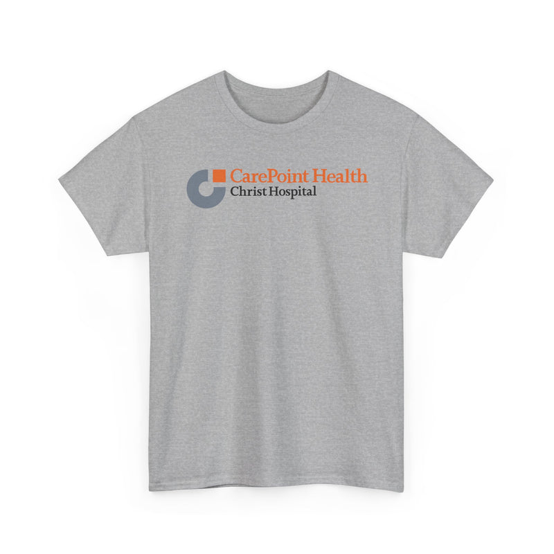 Load image into Gallery viewer, CarePoint Health Logo Jersey City Hospital Graphic T-Shirt Rare Defunct Brand Tee
