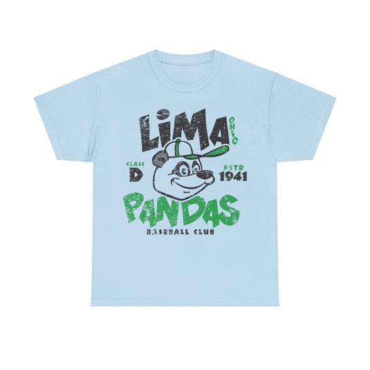 Lima Pandas Est 1941 Ohio Baseball T-shirt