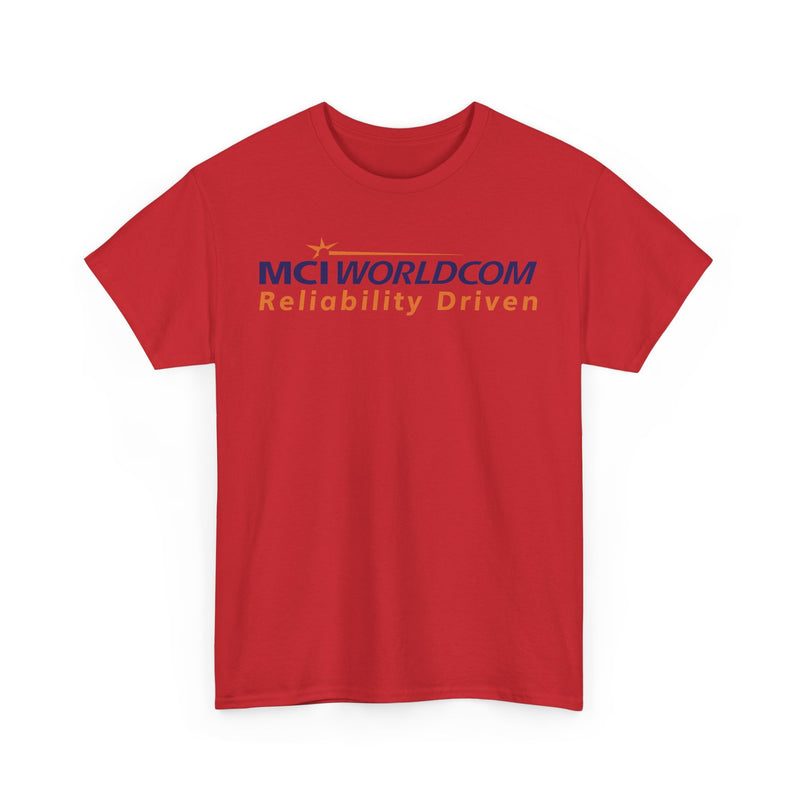 Load image into Gallery viewer, MCI WorldCom Reliability Driven Telecom Company Logo T-Shirt
