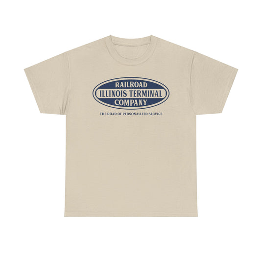 Illinois Terminal Personalized Service Railroad Logo Train T-Shirt