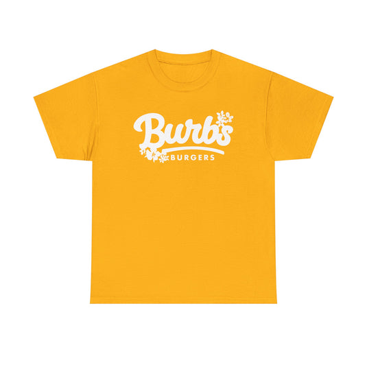 Burbs Burgers T-Shirt - Burger Restaurant Industry Defunct Logo Tee