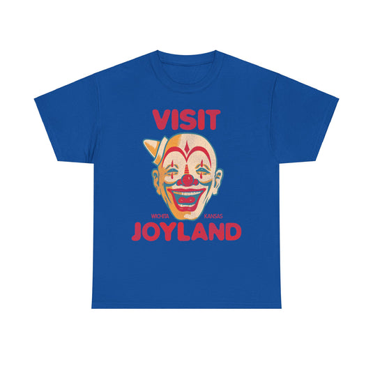 Visit Joyland Amusement Park 1949 Wichita Kansas Theme Park Clown T-shirt