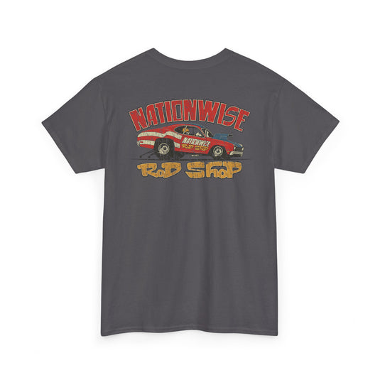 Nationwise Rod Shop 1974 Double Logo Ohio Auto Parts T-shirt