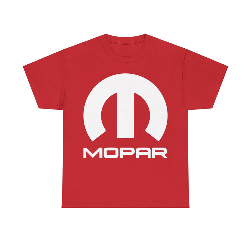 Load image into Gallery viewer, White Mopar Logo Sign Nostalgic Car T-shirt
