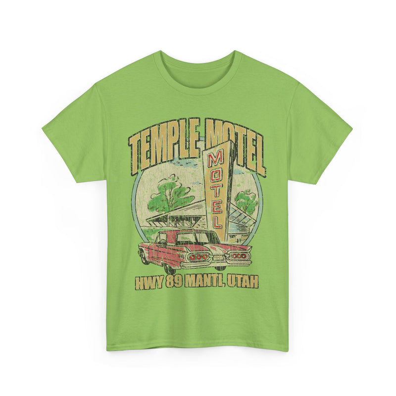 Load image into Gallery viewer, Temple Motel Manti Utah 1959 Hwy 89 T-shirt
